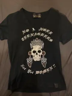 キョウジマルヤマ　スカルTシャツ　サイズ2