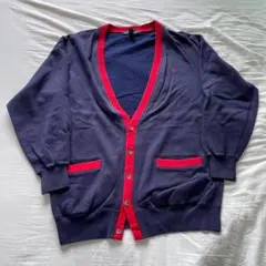90's Ralph Lauren コットン×アクリル カーディガン ラルフ