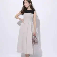 新品✨タグ付　アプワイザーリッシェ ホールガーメントワンピース グレージュ