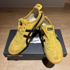 Onitsuka Tiger イエロースニーカー　スリッポン