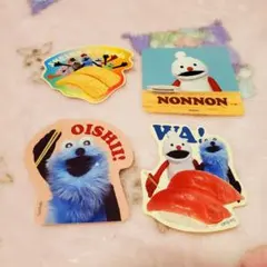 スシロー スンスン ステッカー シール ノンノン