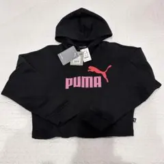 新品　プーマ　PUMA キッズ パーカー 裏起毛パーカー　150cm 　黒