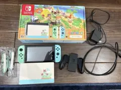 Nintendo Switch 本体 あつまれどうぶつの森 グリーン/ホワイト