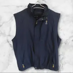 ノースエンド ネイビー ナイロン ベスト ナイロンアウター