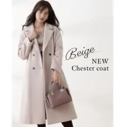 プロポーションボディドレッシング　チェスターコート　M  ベージュ