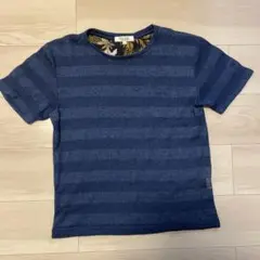 OILCAKE ニットTシャツ ネイビー Mサイズのサムネイル
