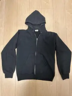 黒パーカー S YKK ジッパー　片爪ジップ　70s