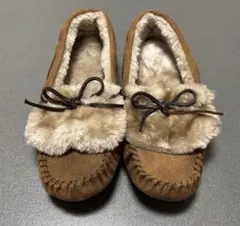 ITS'DEMO イッツデモ モカシン ファーシューズ ブラウン