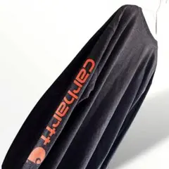 XL相当　カーハート ロンT カーボンヘザー 2020年モデル　袖ロゴ　長袖