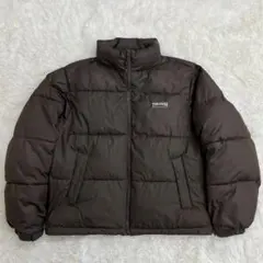 【THRASHER】ダウンジャケット L チャコールグレー スラッシャー 中綿のサムネイル