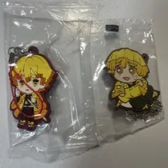 鬼滅の刃　我妻善逸　キャラばんちょうこう　ラバーマスコット　2個セット