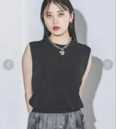 JEANASIS グロッシーヘンケイリブNS ブラックのサムネイル