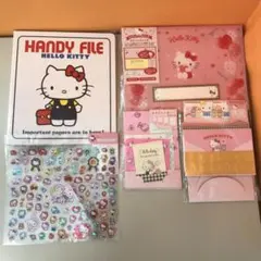 ハローキティ　バインダー　チケットファイル　レターセット　まとめ売り