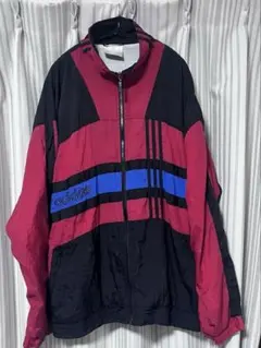 80s adidas ナイロンジャケット 万国旗タグ 8ヶ国