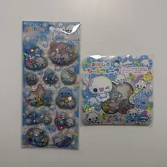 あわわちゃん　スパンコールパーティ　おはじきシール　シャカシャカシール