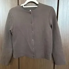 無印良品　スウェット　カーディガン　ブラウン