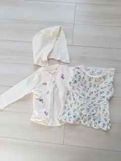 Biquette Club カーディガンと長袖トップス　セット 　春コーデ