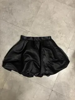ミニ　スカート バルーン　ブラック