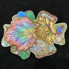 imac フランス製 ヘアアクセサリー 花モチーフ imac フランス製 ヘアアクセサリー 花モチーフ imac フランス製 ヘア