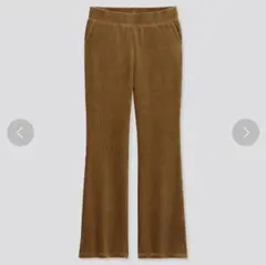 ユニクロ　コーデュロイフレアパンツ