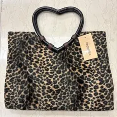 Margaret Sue ヒョウ柄 ハンドバッグ