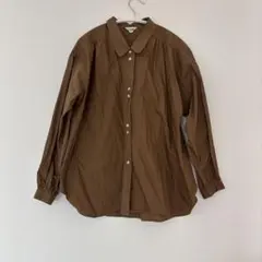 古着　ブラウンブラウス