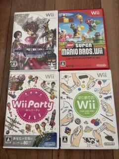 Wii ソフト 4本セット ドラゴンクエストソード マリオ Wiiパーティ