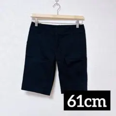 UNIQLO(61)ユニクロ ハーフパンツ ショートパンツ ブラック 綿混