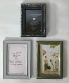 クラシック調フォトフレーム3点セット