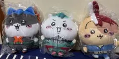 ちいかわヒロアカコラボぬいぐるみS3体セット　　　　　ちいかわ うさぎ ハチワレ