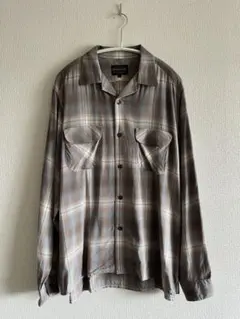 【極美品】PENDLETON SHADOW PLAID RAYON SHIRTのサムネイル