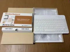 ワイヤレスキーボード ホワイト