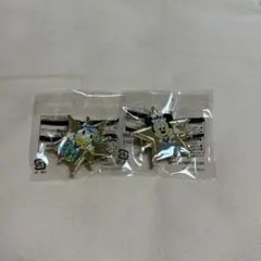 ディズニーシー　20周年ピンバッジ　ミッキー　ドナルド