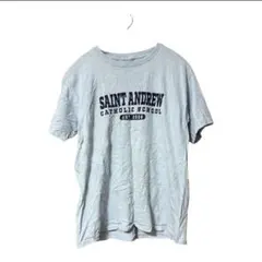 セイントアンドリュー プリント Ｔシャツクルーネック 半袖 カレッジ Ｓ グレー