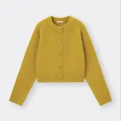 GU / パフィータッチクルーネックショートカーディガン