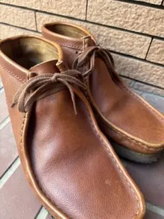 Clarks クラークス Weaver Boot シボ革 レザーブーツ 9 - メルカリ