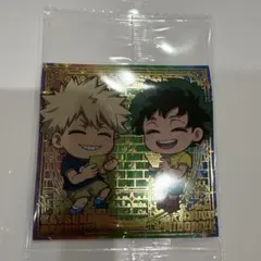 僕のヒーローアカデミア　ウエハースシール　子供デク＆爆豪