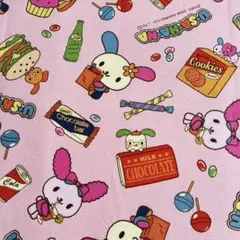 ❤︎ウサハナ☆オックス生地 ◆Sanrio