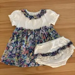 SENSE OF WONDER フラワー柄 ワンピースセット70〜80cm