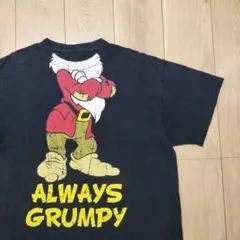 US古着Tシャツ ディズニー 不朽の名作映画 白雪姫 おこりんぼ グランピーのサムネイル