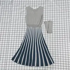 ROYAL PARTY ノースリーブ ニットワンピース　ン160