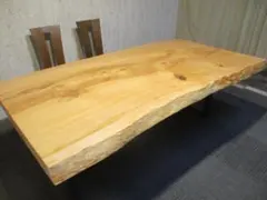 1787□ 栂 トガ ツガ 屋久トガ 屋久ツガ テーブル ダイニング 一枚板