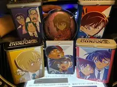 名探偵コナン　USJ限定　タブレット缶　バッジ