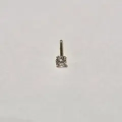 鼻ピアス 軟骨ピアス 天然ダイヤ k18 スクリュー 22G - メルカリ