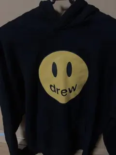 drew house スマイリーフェイスパーカー Mサイズ drew house グレー パーカー Mサイズ - メルカリ