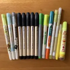 蛍光ペン フェルトペン その他 15本 まとめ売りのサムネイル