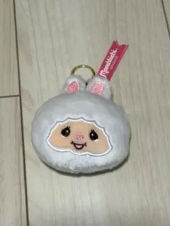 モンチッチ monchhichi ガチャ フェイスぬいぐるみ チムたん ホワイト