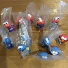 新品 セサミストリート エルモ クッキーモンスター ゆれ丸 6個ずつ計12個