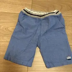 青いウエストゴムパンツ