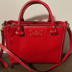 ☆開店セール☆ 未使用品 美品 ケイトスペード レザー ロゴ 2WAYバッグ⑥
